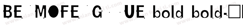 BENMOFENGYYUE bold bold字体转换